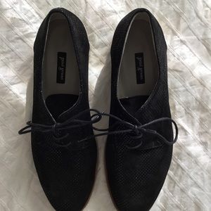 Paul Green Black SHIMMER Finley Oxfords 6.5
